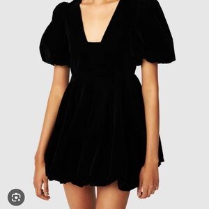 Par Violet National Anthem Black Mini Dress size M rare